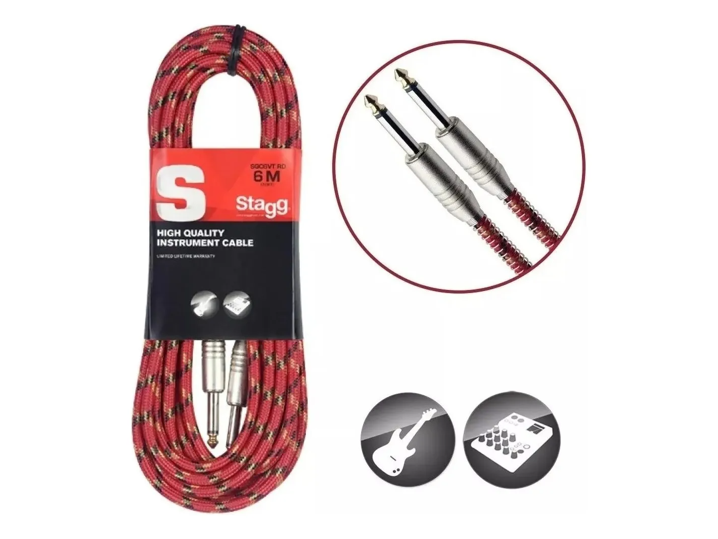 STAGG SGC6VTRD para instrumentos