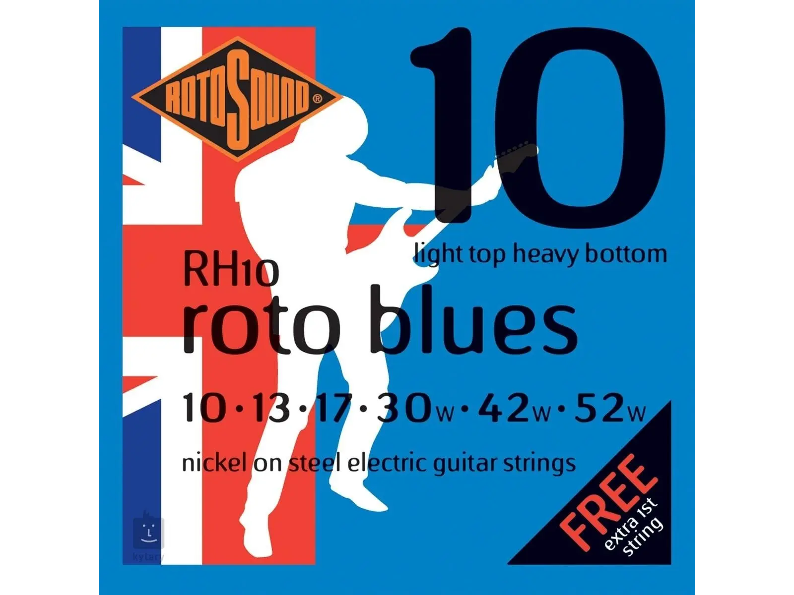 ROTOSOUND Híbrida RH10 10-52 para eléctrica