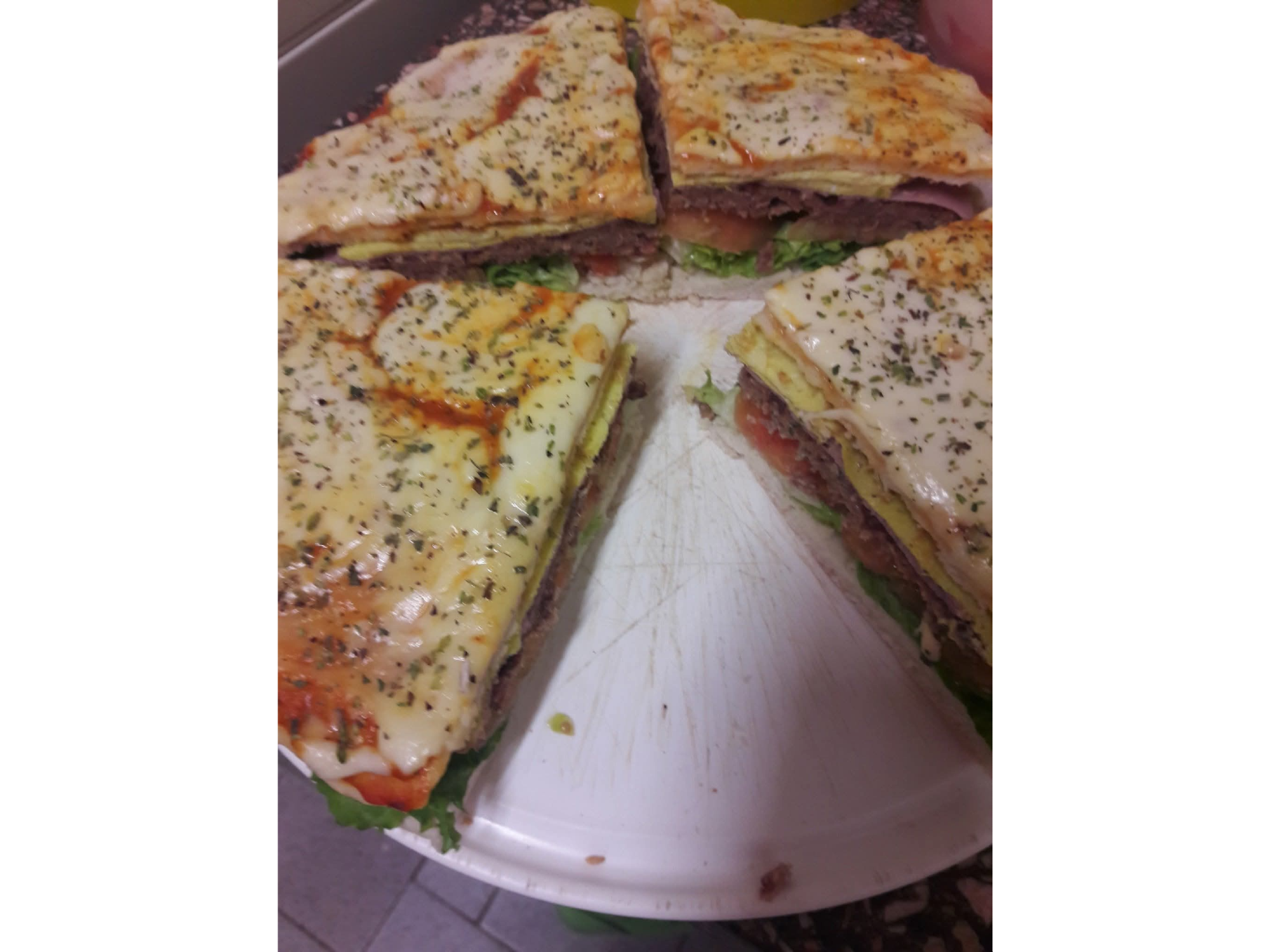 Hamburpizza (8 porciones)