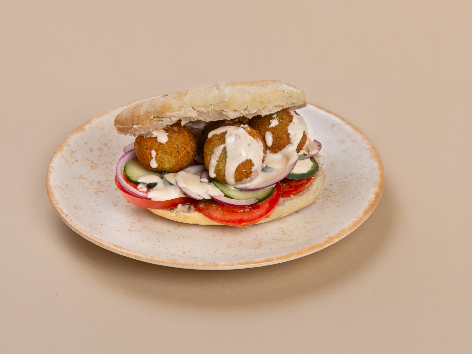 Sándwich de Falafel