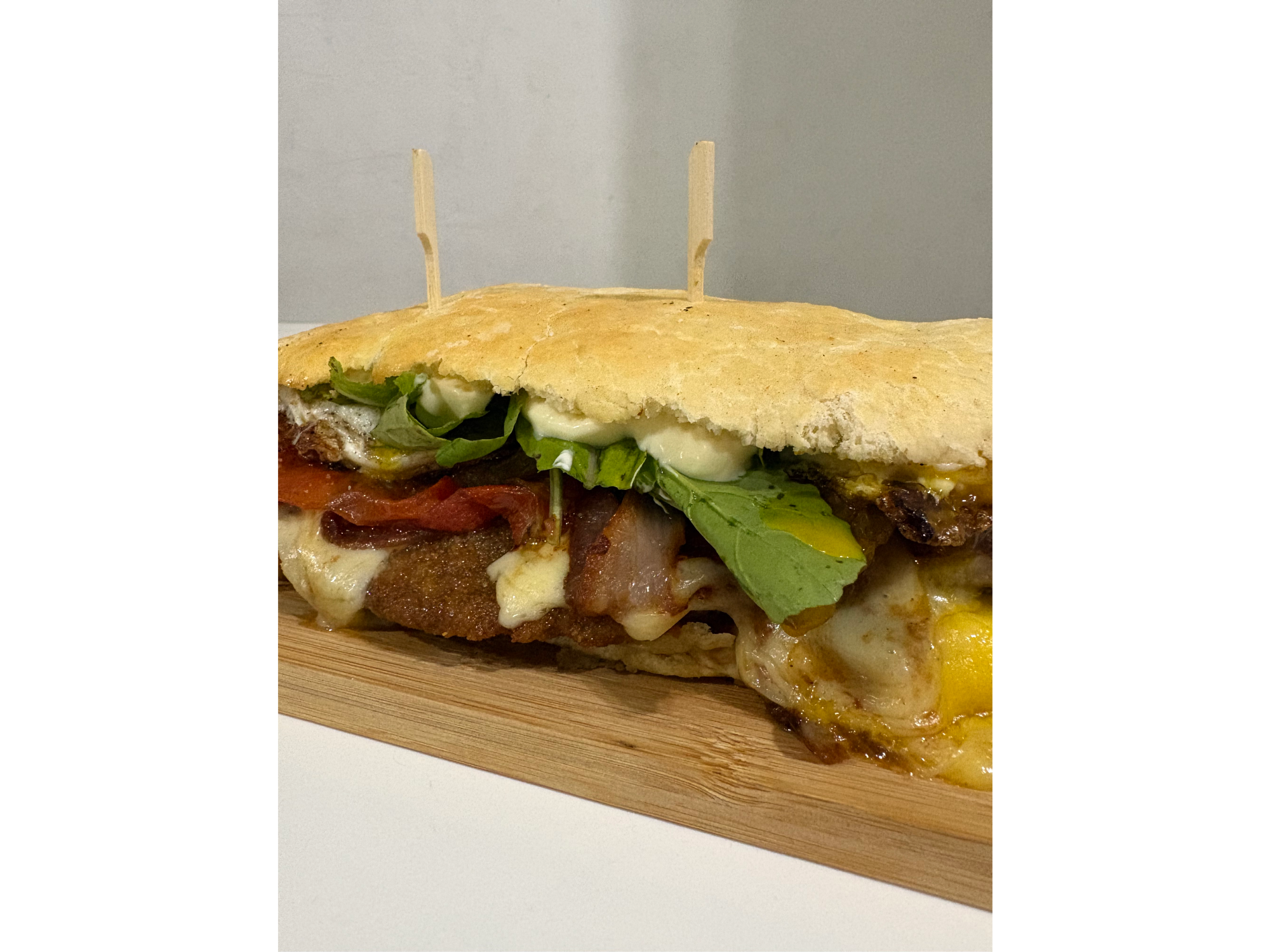 Sandwich milanesa especial de la casa