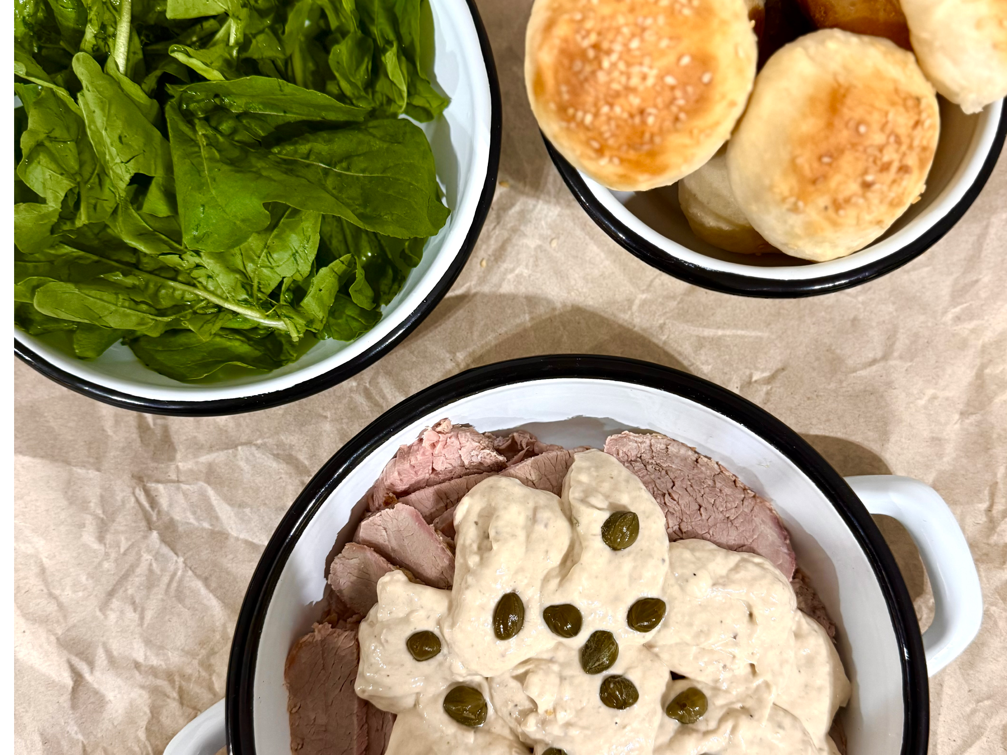 Sandwichitos vitel toné para 10 personas