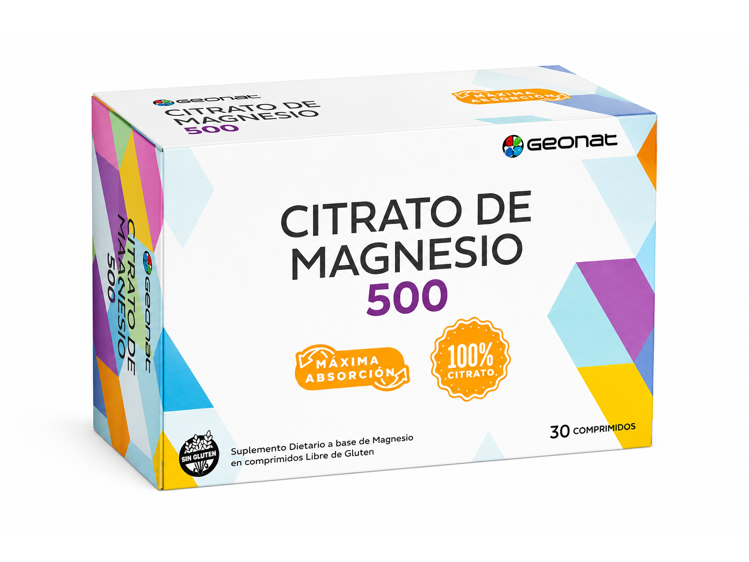 Citrato de Magnesio 500 Geonat