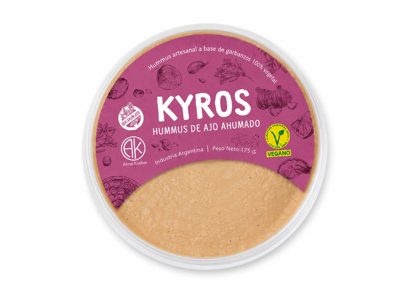 Hummus Kyros de Ajo Ahumado