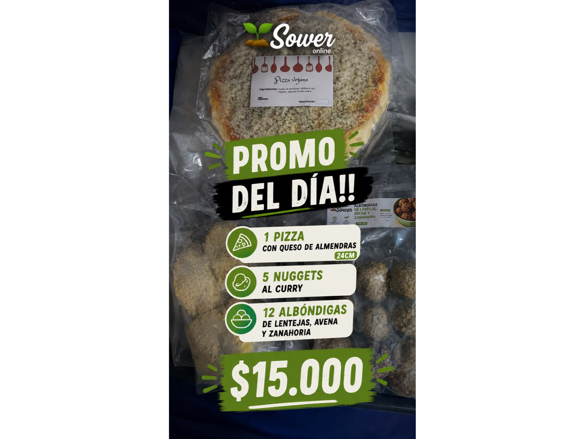 🍕 Promo del Día – Ideal para compartir
