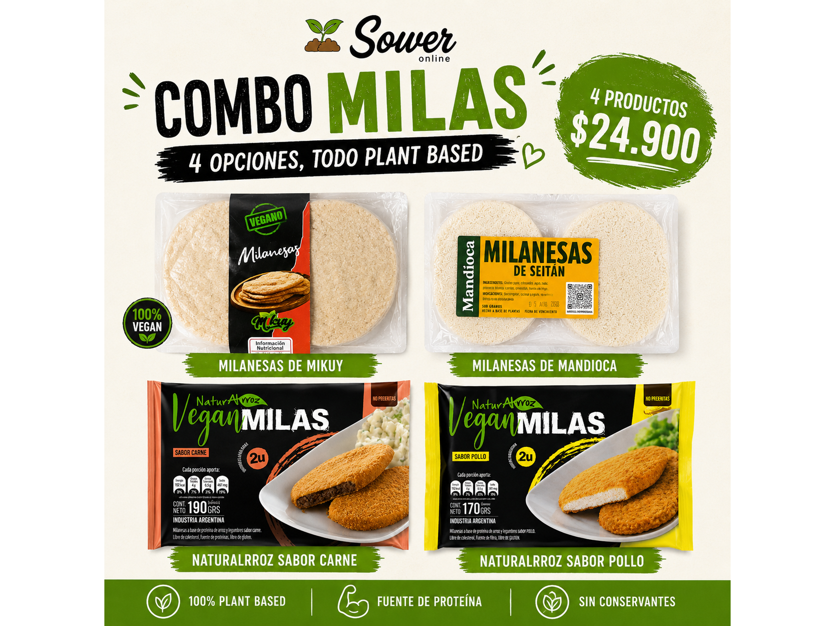 Combo Milas 🌱🔥
