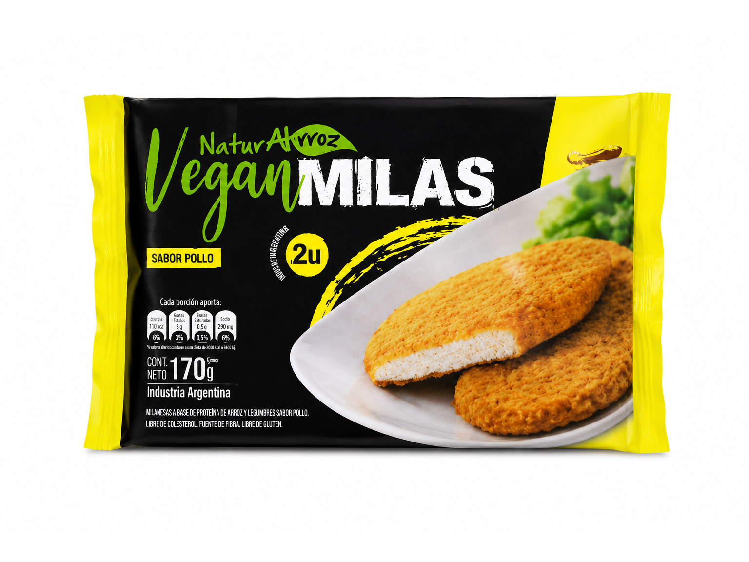Veganmilas Sabor Pollo NaturArroz x2 Unidades 170 g