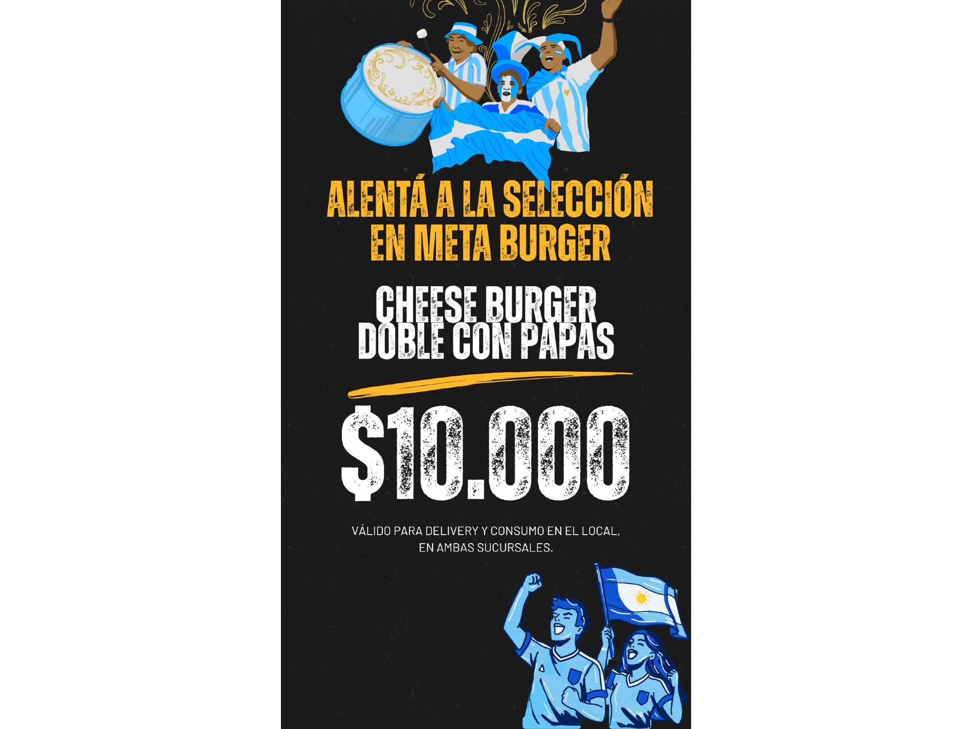 PROMO SELECCION cheeseburger doble