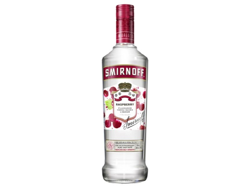 Smirnoff Raspberry + 2 speed Xl