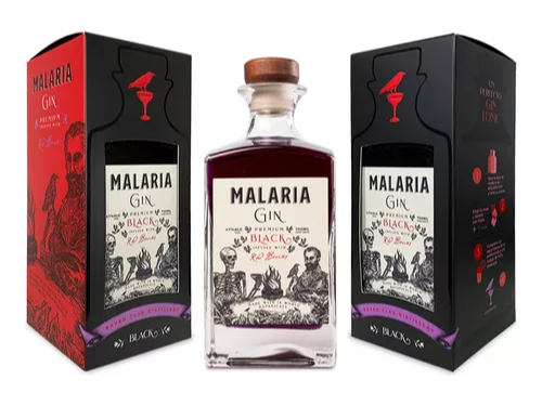 Estuche Malaria Gin Black