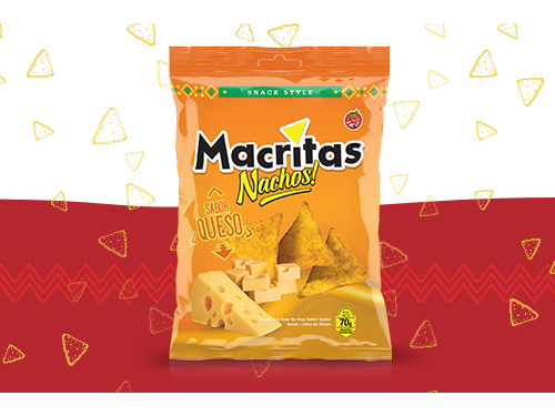 Macritas Nachos sabor Queso