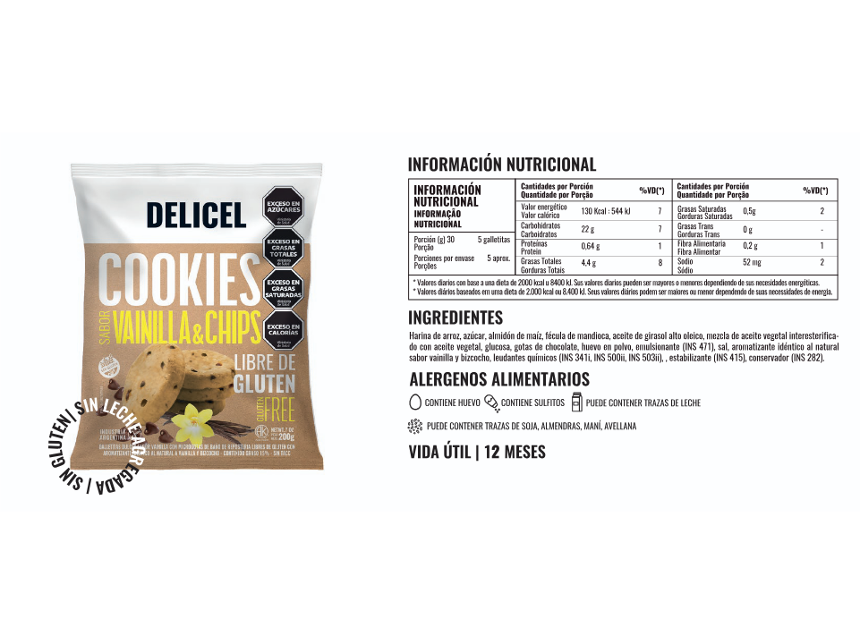 Cookies de Vainilla con Chips