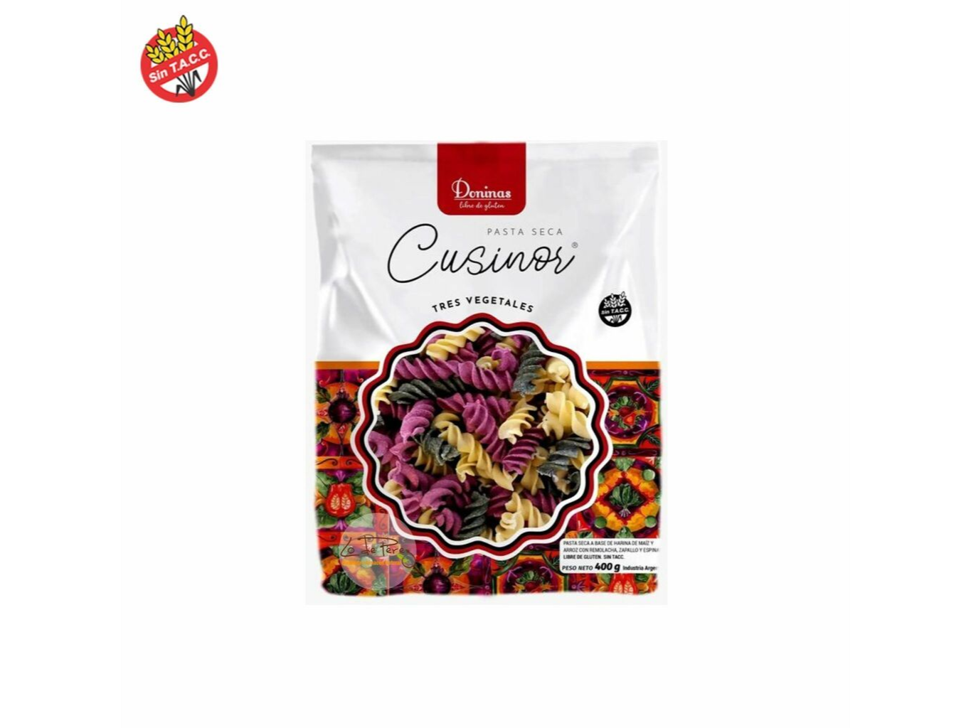 Cusinor 3 Vegetales de Mundo Sin Gluten