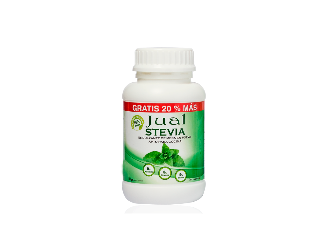 Stevia en polvo Jual + 20% Gratis