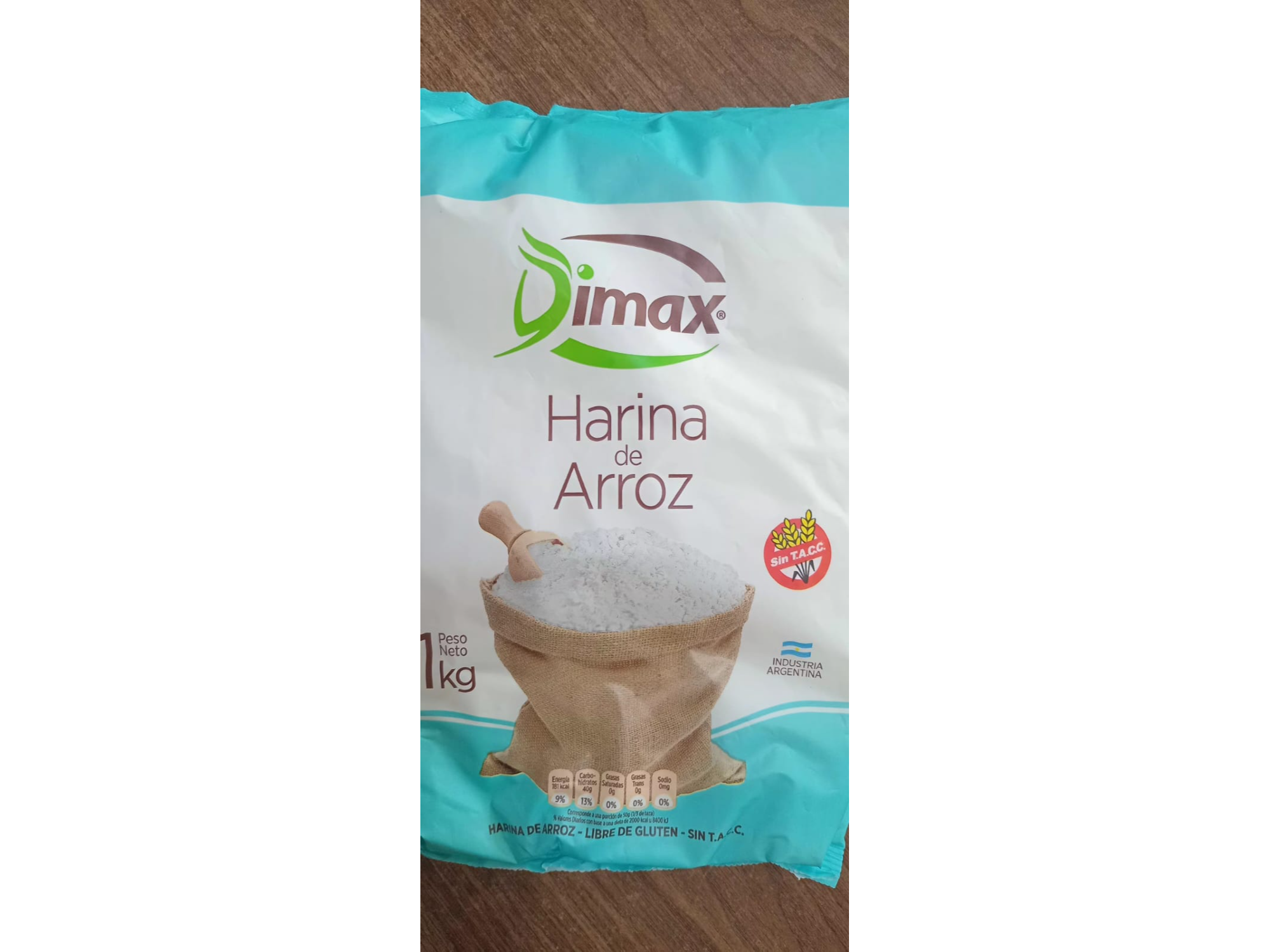 Harina de arroz Dimax 1 Kg