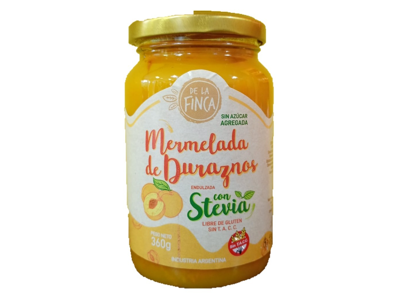 Mermelada de Duraznos con Stevia