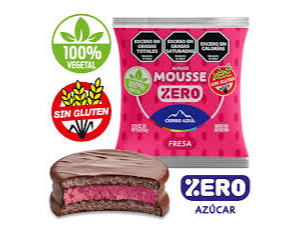 Alfajor Mousse Fresa sin Azúcar!