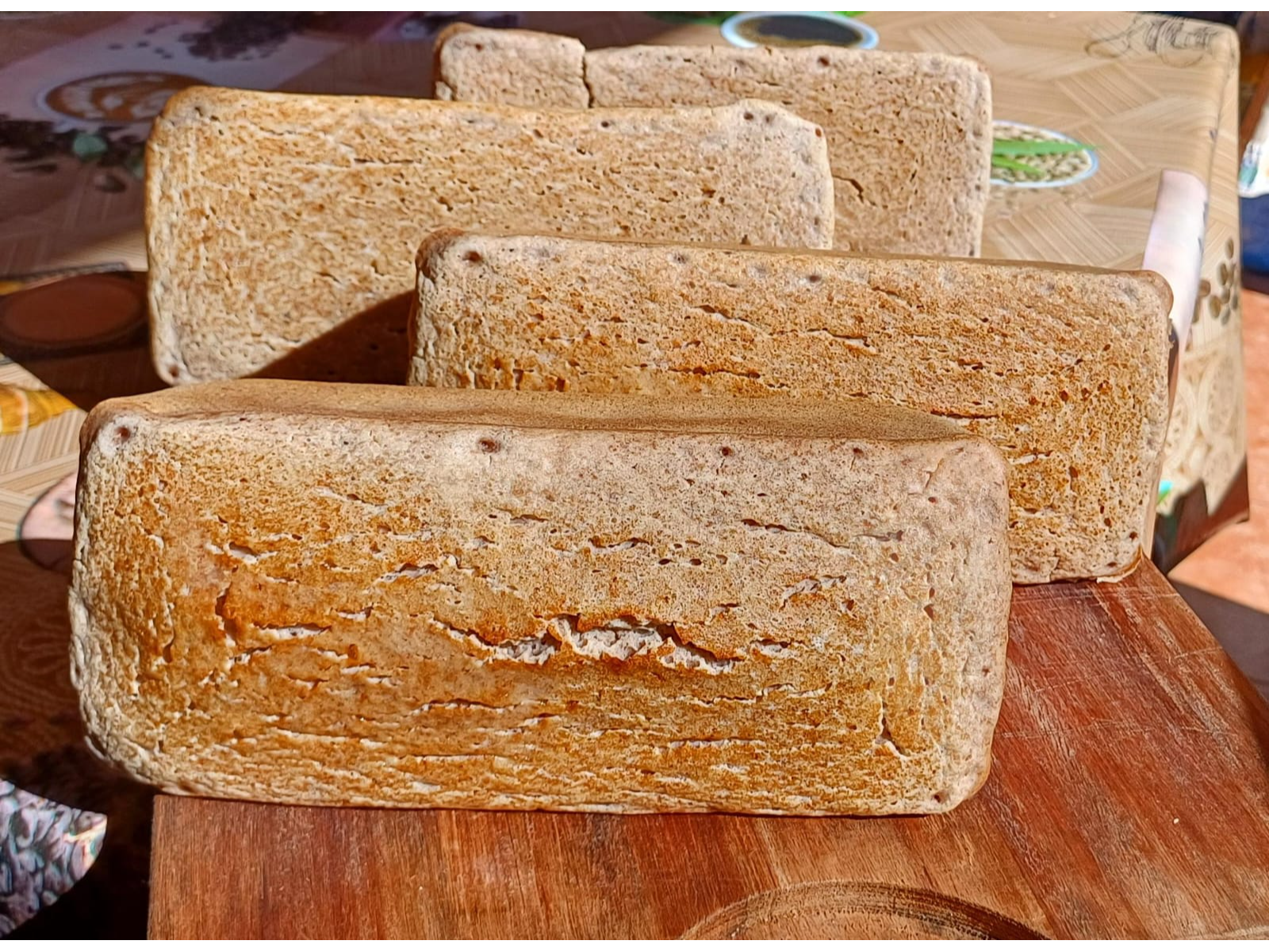 Pan tipo figasa para sandwich trigo Sarraceno
