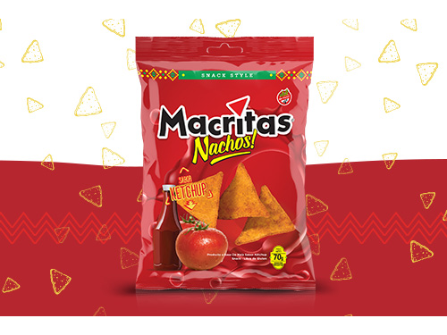 Macritas Nachos sabor Ketchup
