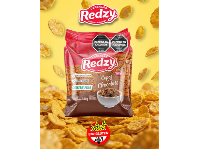 Copos con chocolate Redzy