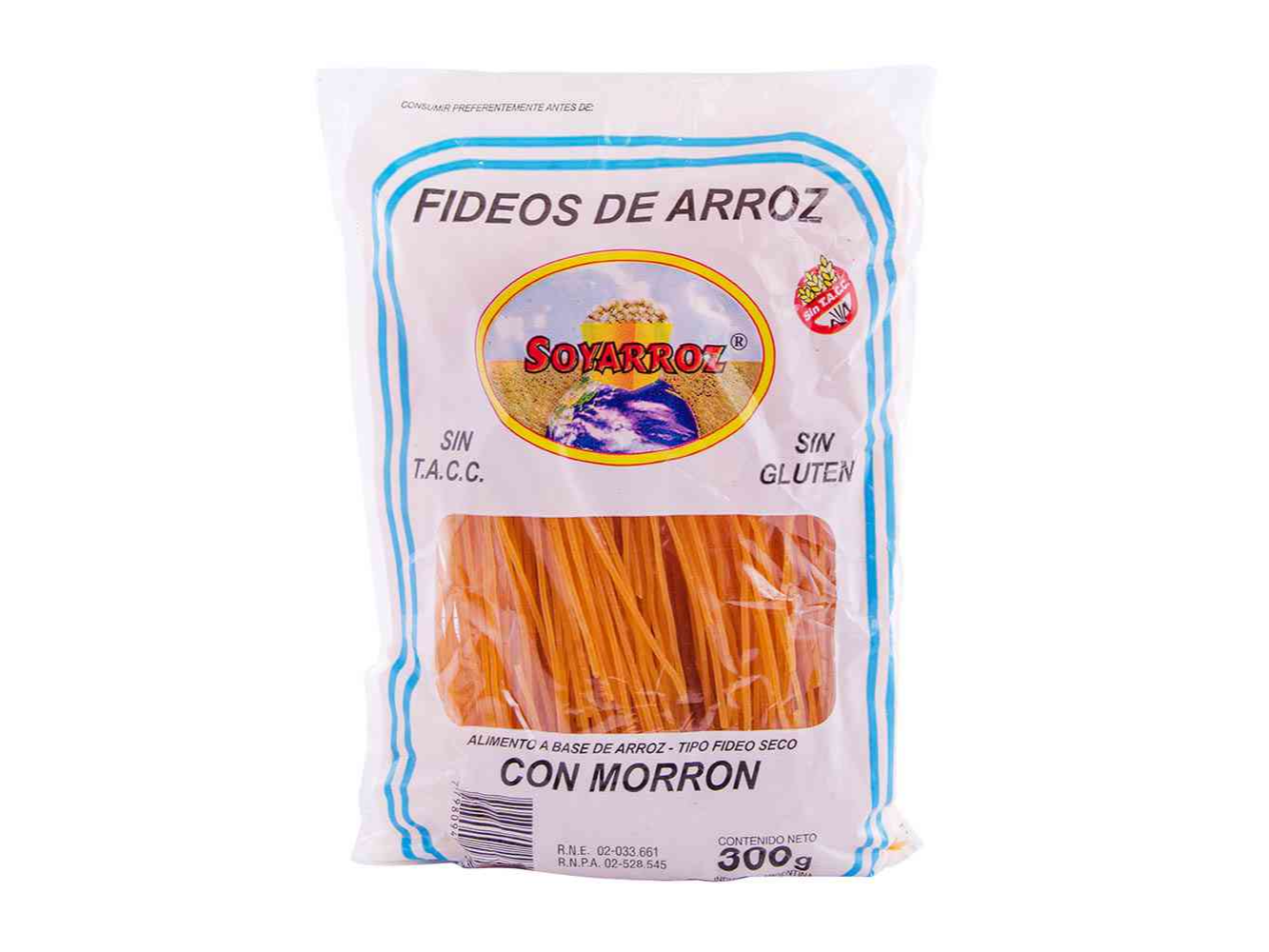 Fideo de Arroz & Morron