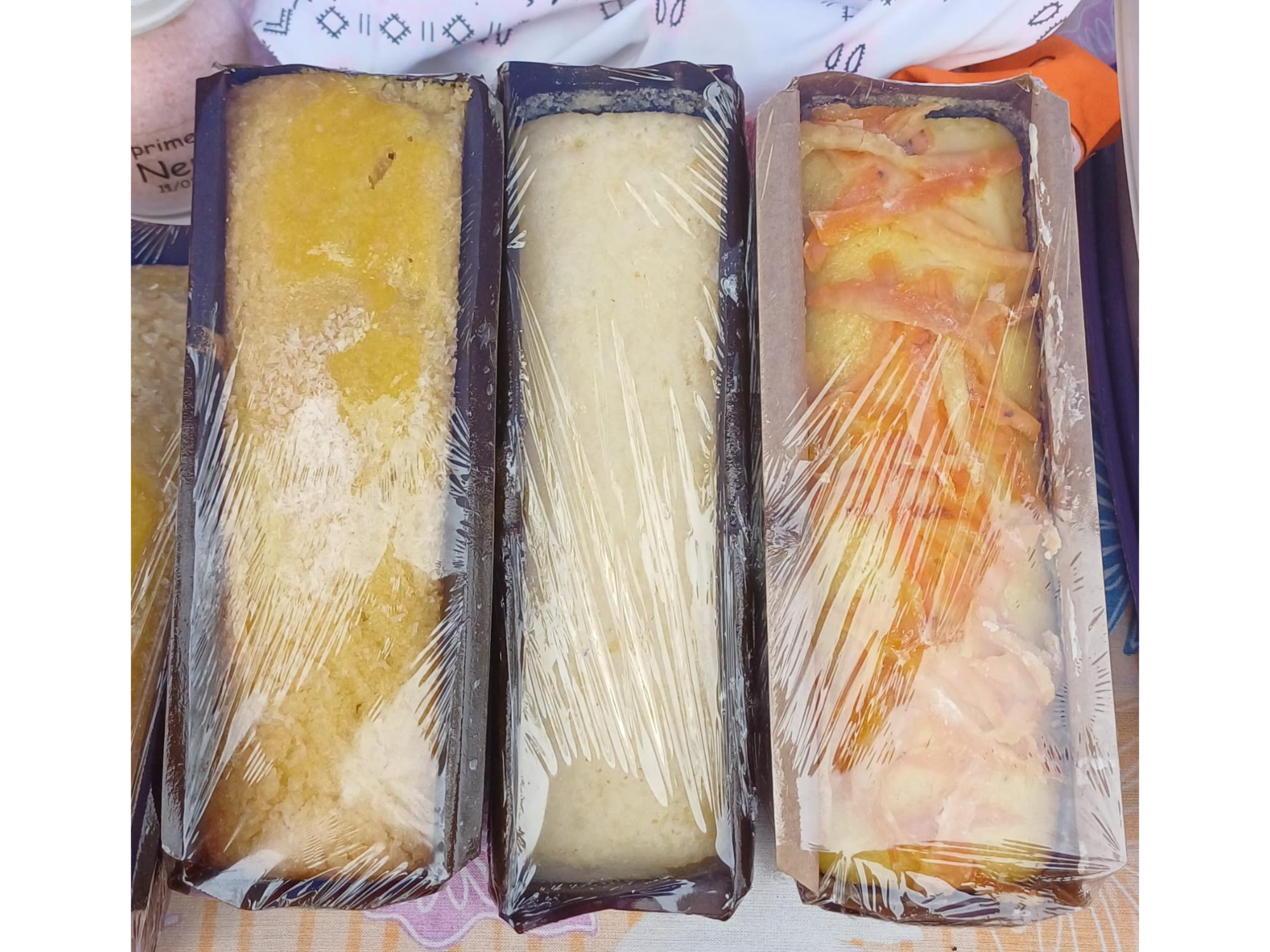 Budines de Coco, Naranja ó Limón