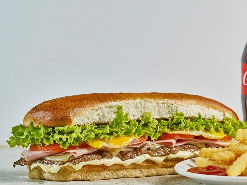 Nino lomo completo + papas