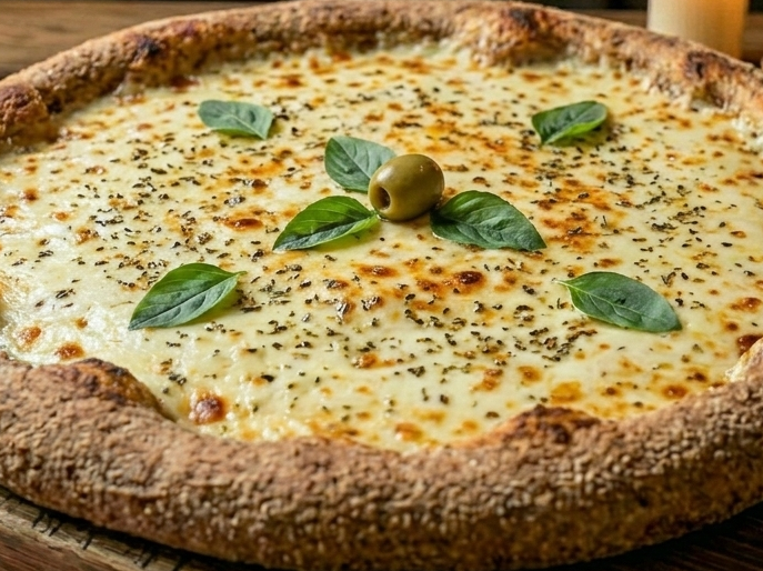 Mozzarella con masa integral