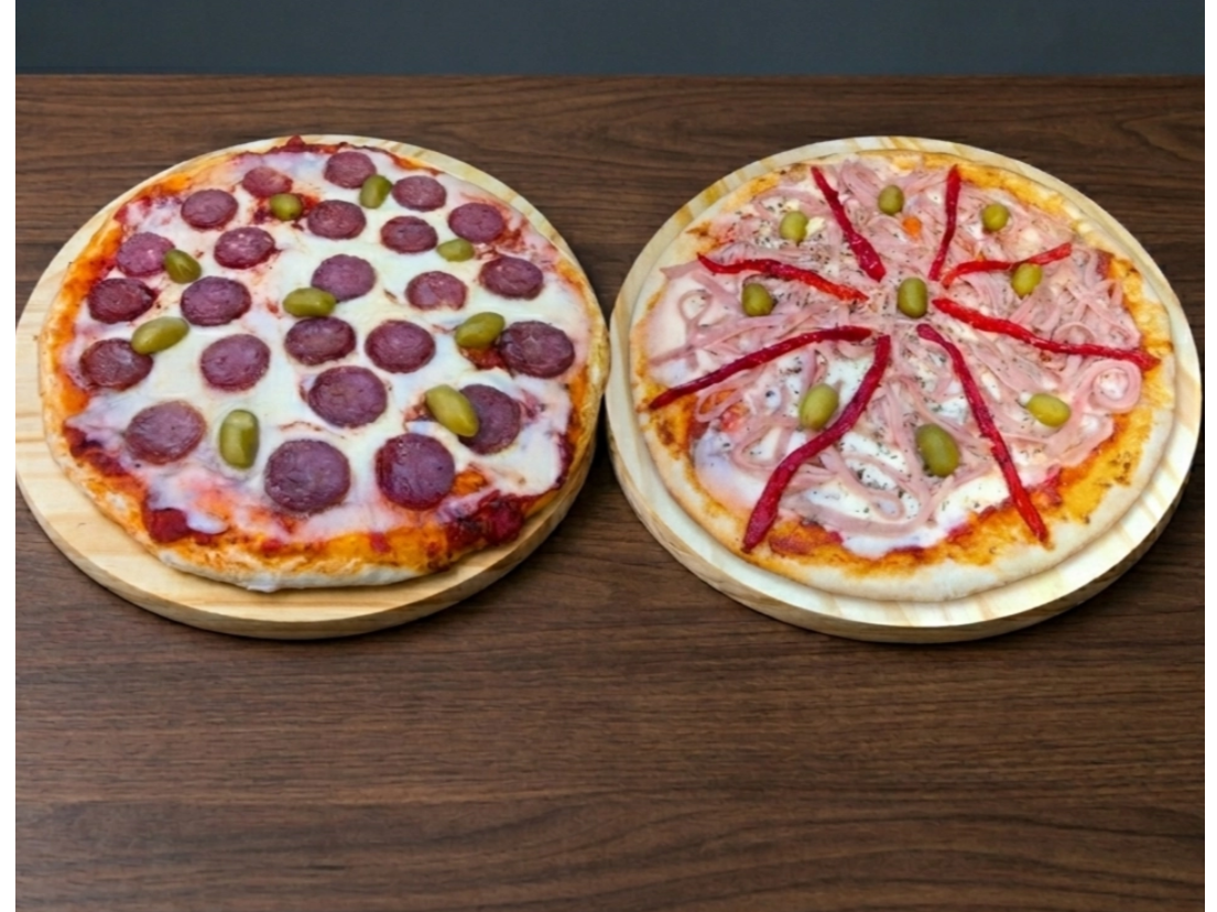 1 calabreza + 1 especial