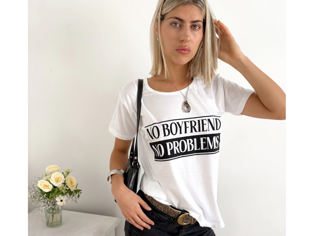 Remera algodón con estampa