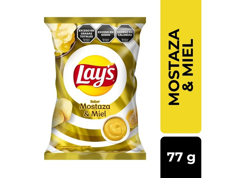 PAPAS LAY'S (SABOR MOSTAZA Y MIEL)