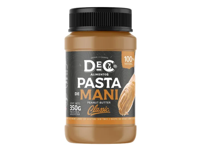 Pasta de mani DEC 100% mani natural