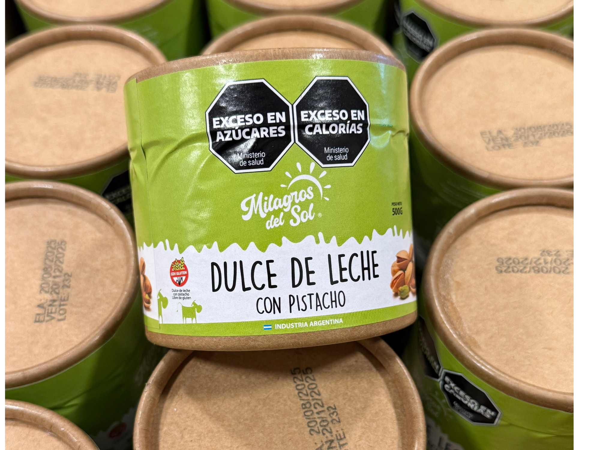 Dulce de leche con pistacho x 500g