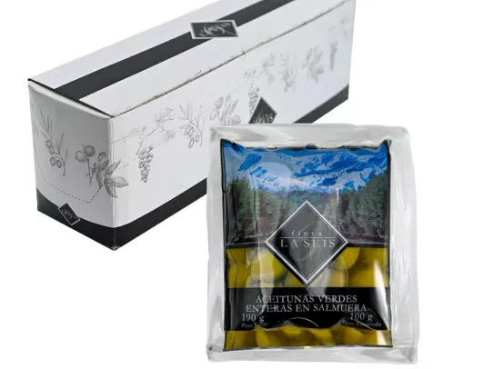 Aceituna verde descarozada 800gr