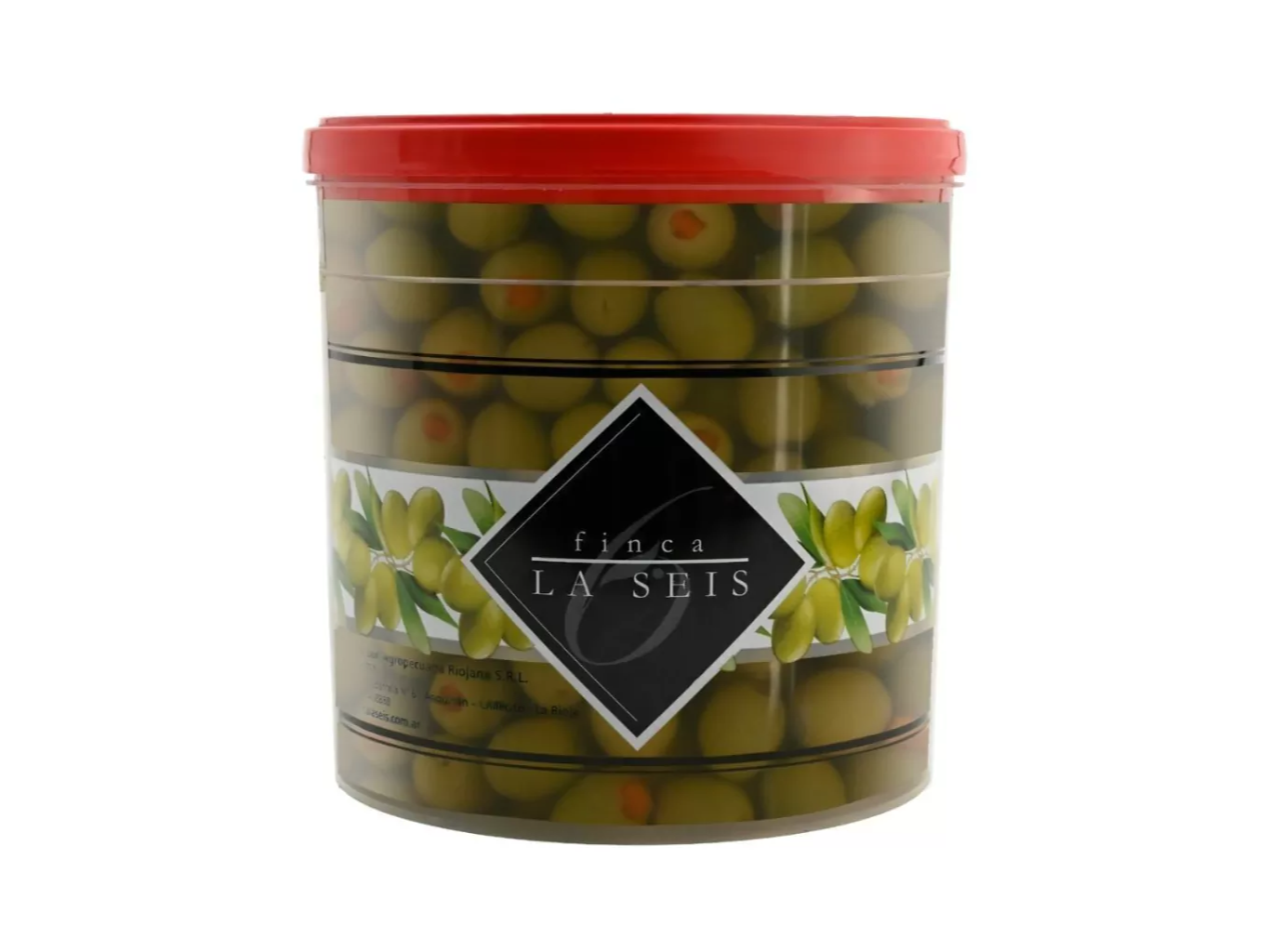 Aceituna verde rellena con pimiento x kg