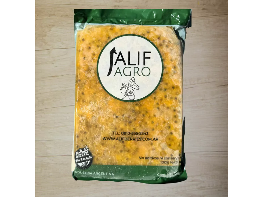 Pulpa de maracuya con semillas x kg