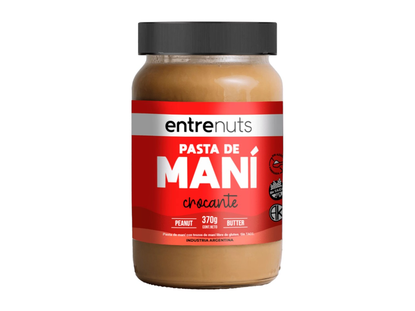 Pasta de mani crocante 370gr
