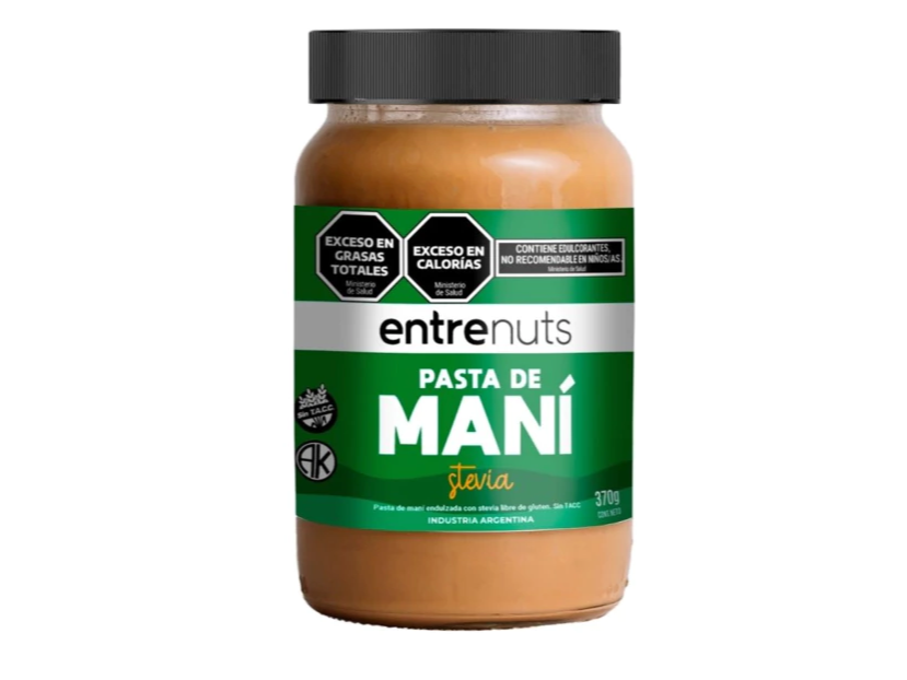 Pasta de mani stevia 370gr