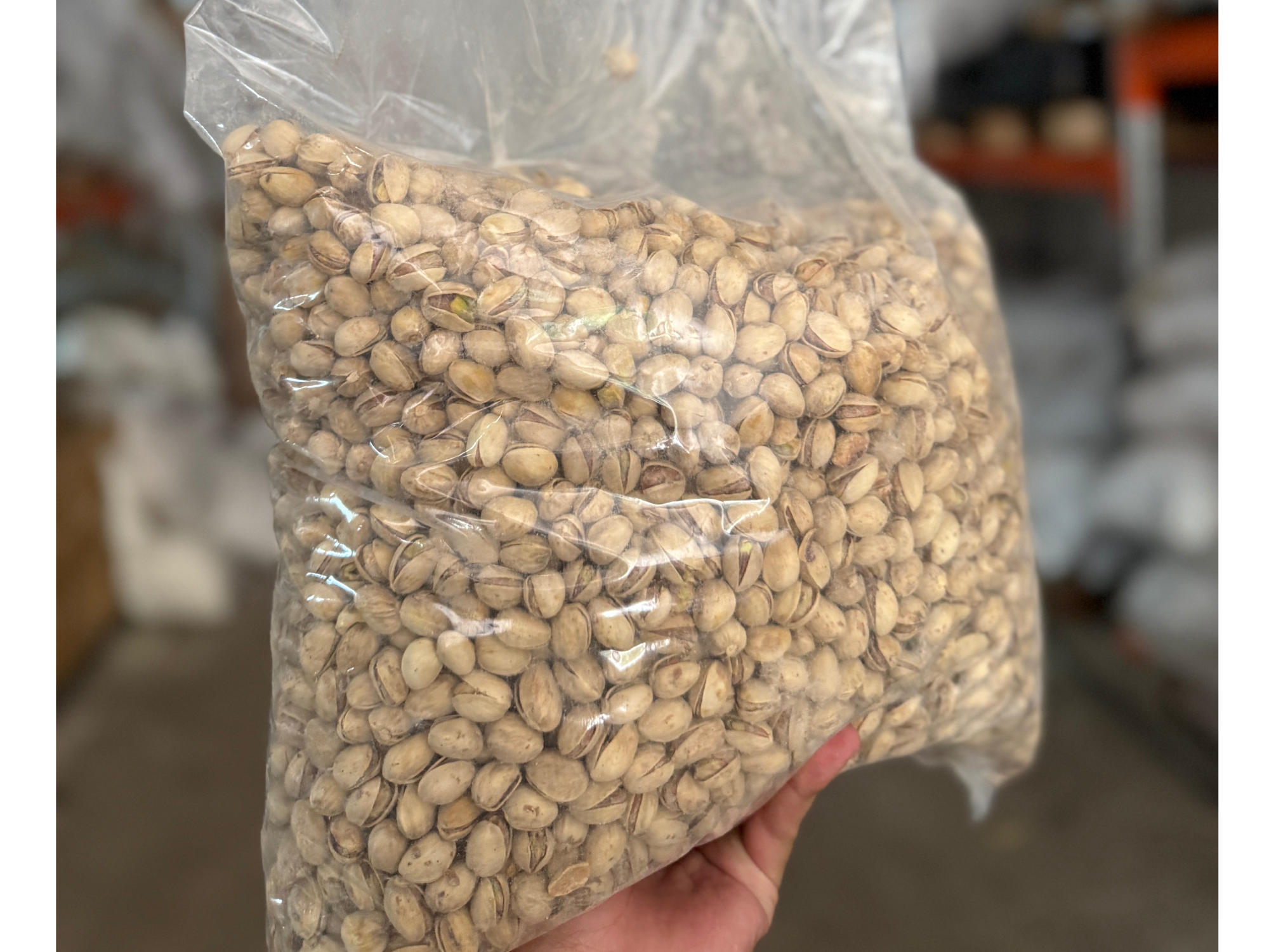 Pistachos con cáscara salado