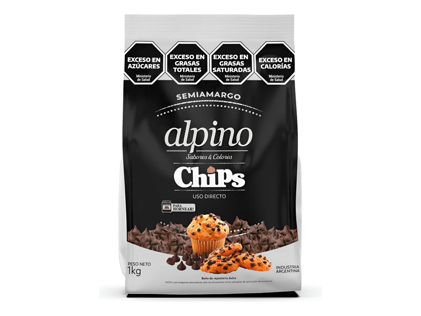 Chips semiamargo ALPINO