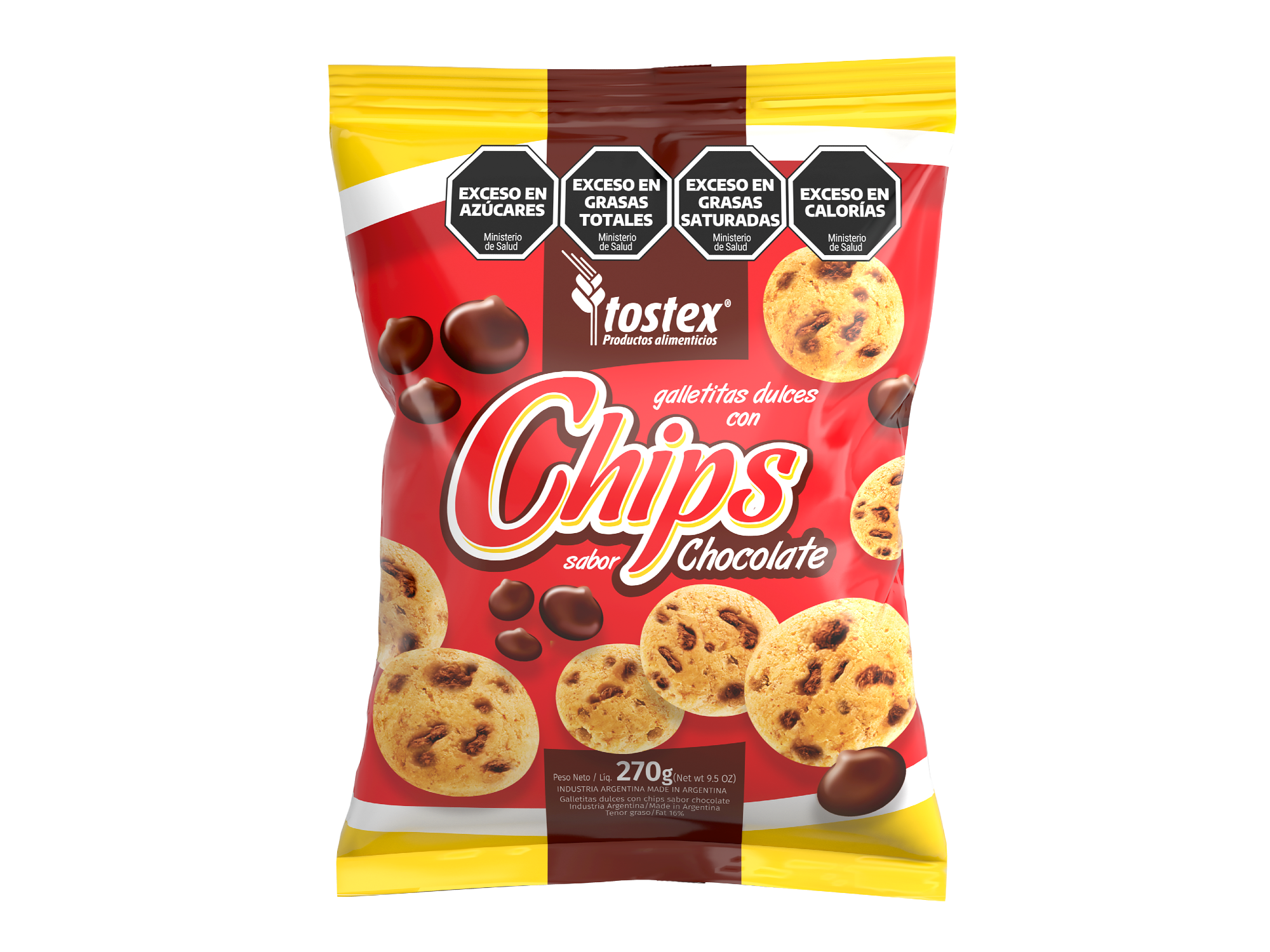 GALLETAS TOSTEX CHIPS DE CHOCOLATE