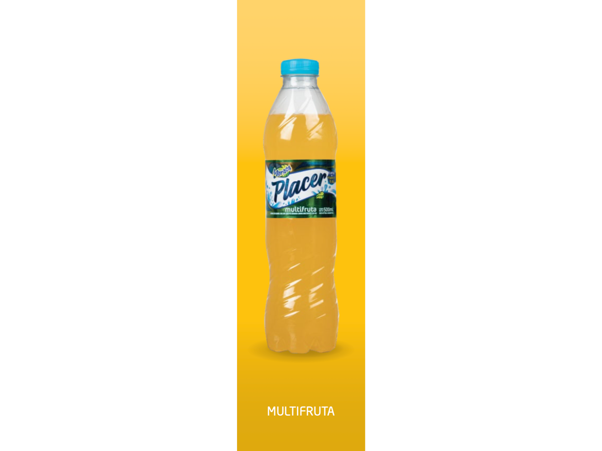 AGUA SABORIZADA PLACER SABOR MULTIFRUTA X500CC