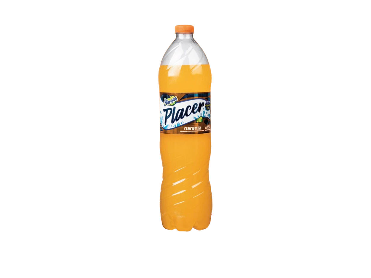 AGUA SABORIZADA PLACER SABOR NARANJA X1.5L