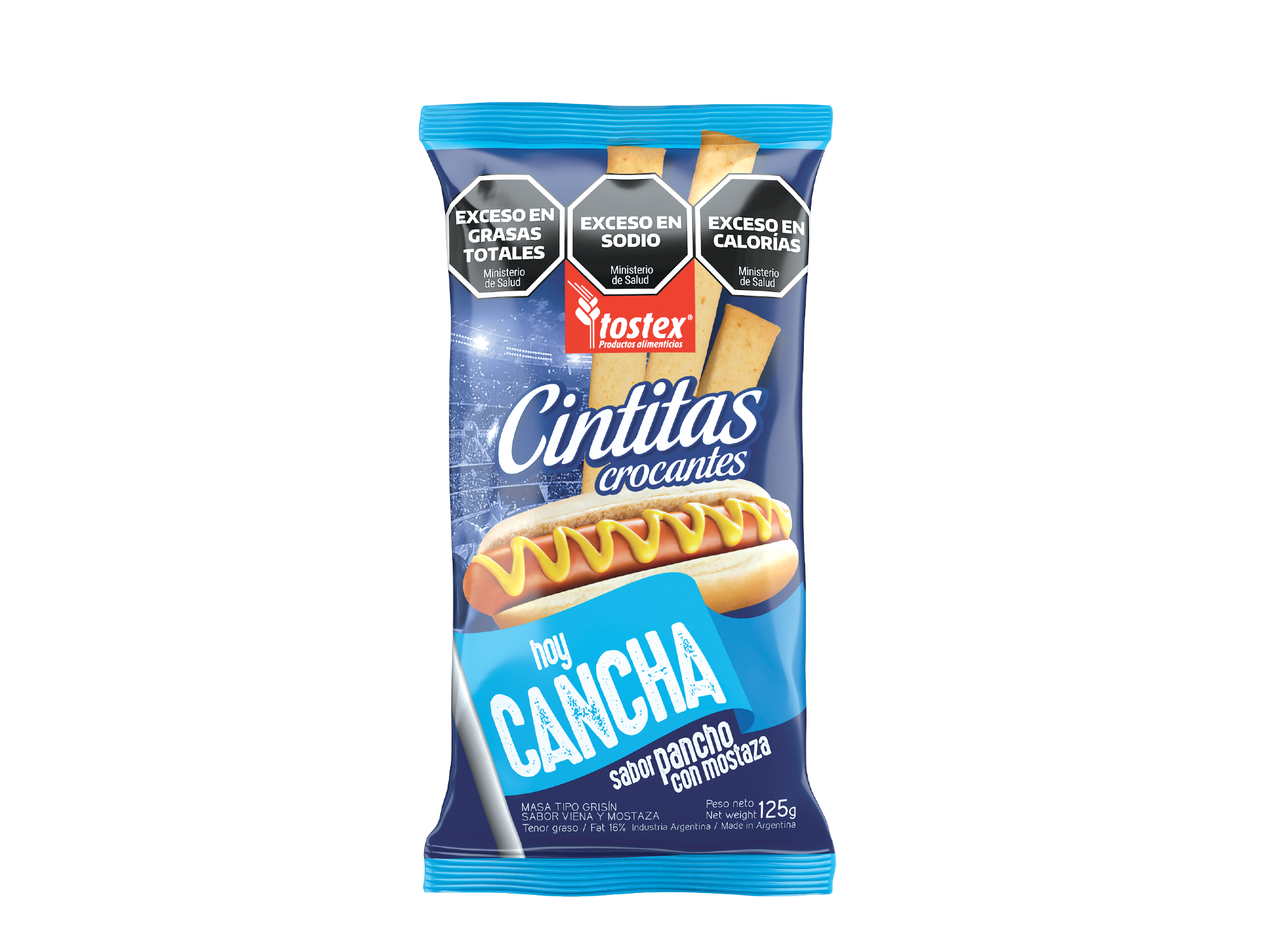 TOSTEX CINTITAS SABOR CANCHA