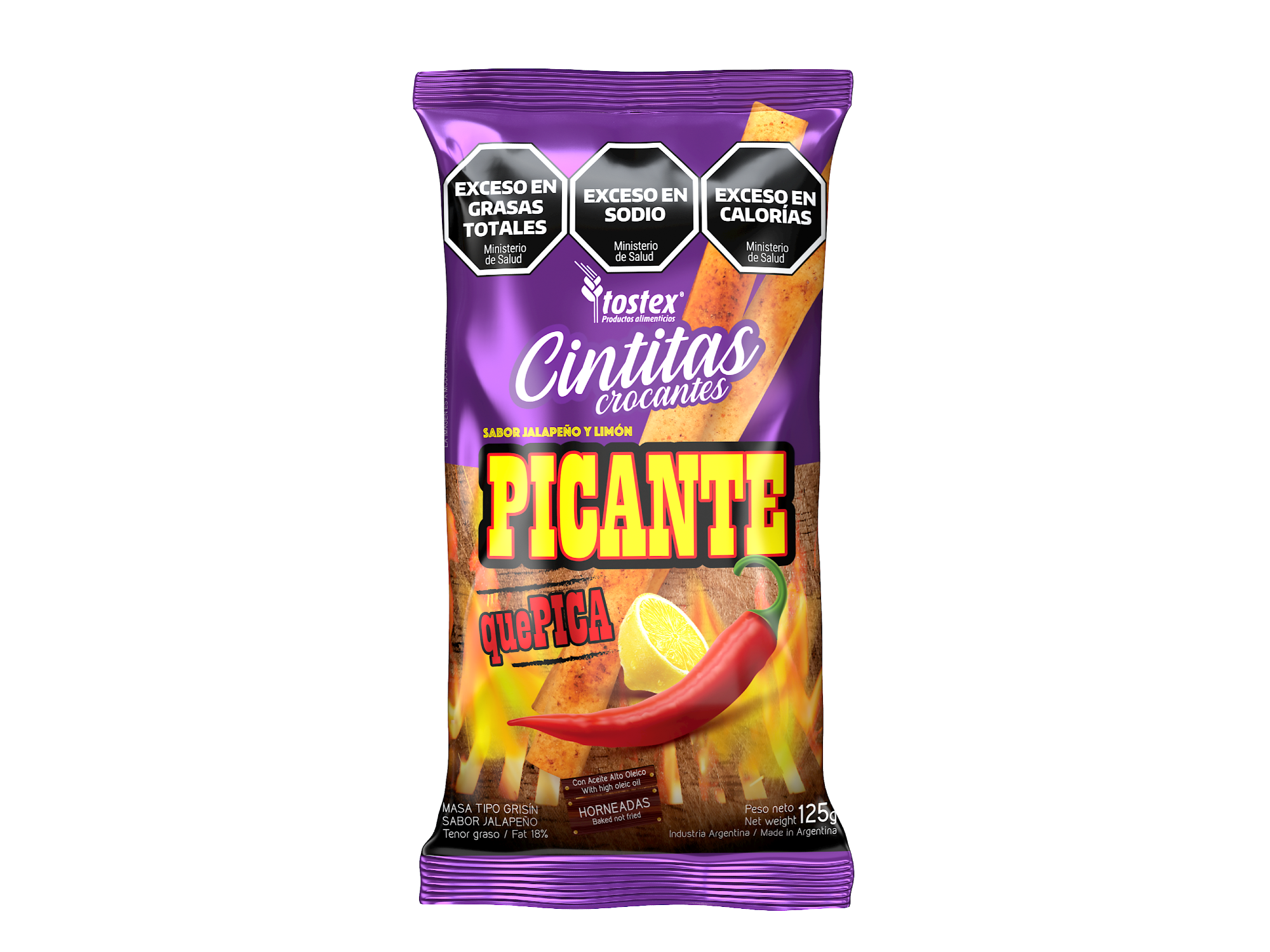 TOSTEX CINTITAS SABOR PICANTE