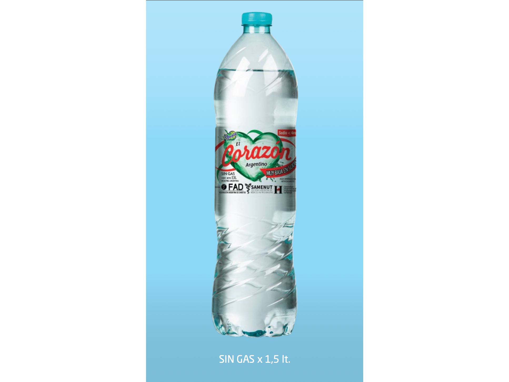 AGUA CORAZON X1.5L