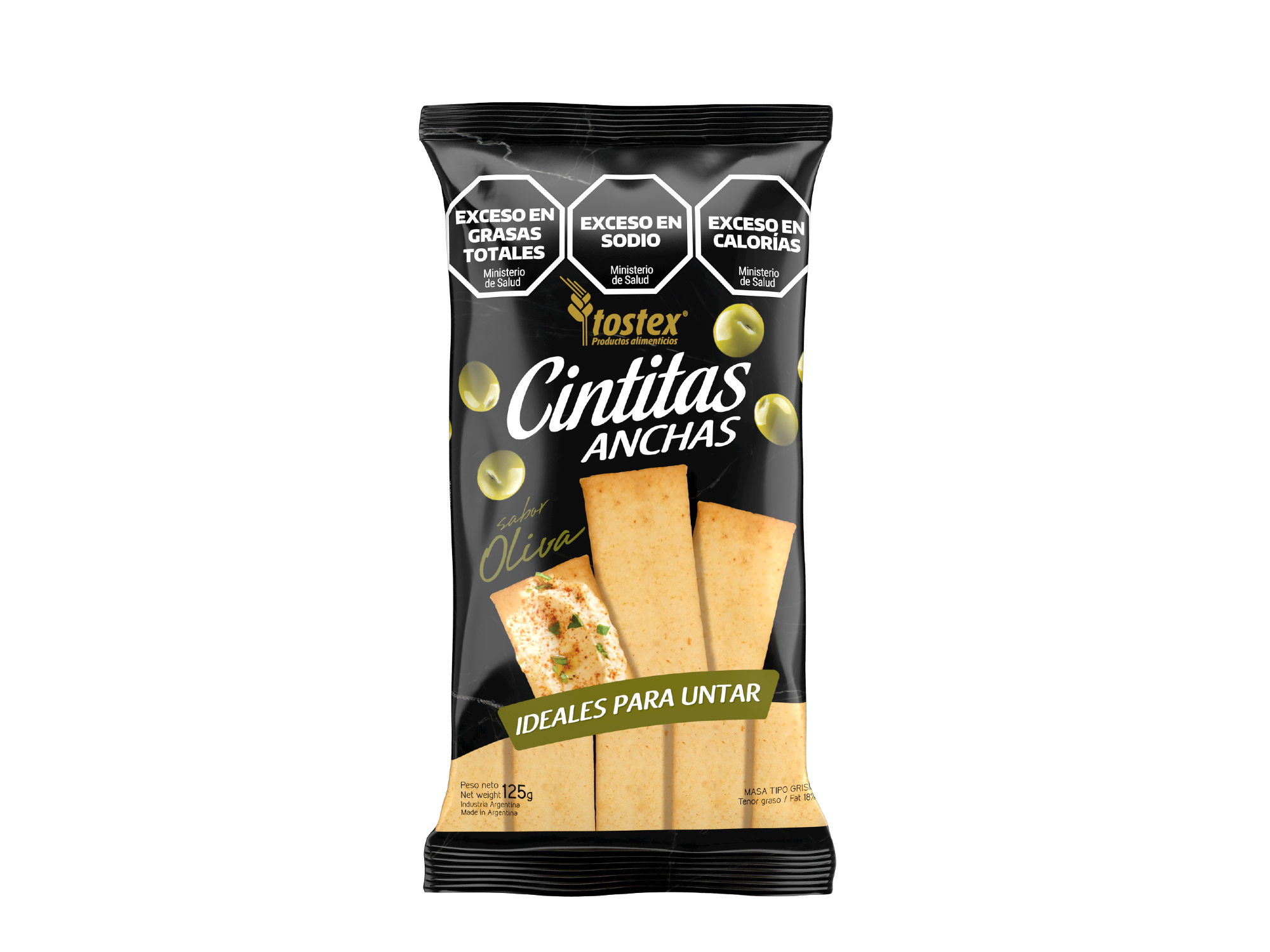 TOSTEX CINTITAS ANCHAS SABOR OLIVA