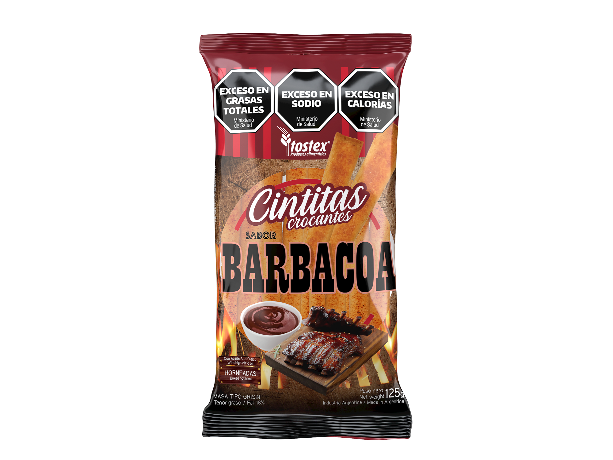 TOSTEX CINTITAS SABOR BARBACOA