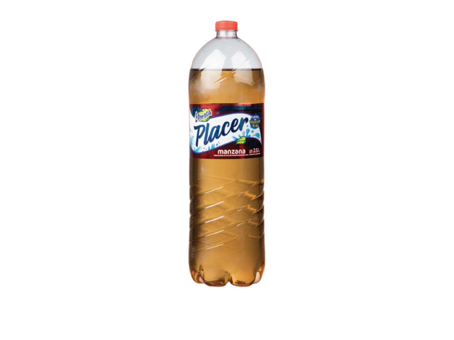 AGUA SABORIZADA PLACER SABOR MANZANA X2.5L
