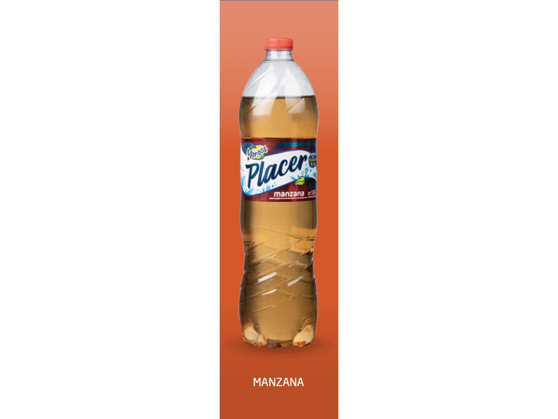 AGUA SABORIZADA PLACER SABOR MANZANA X1.5L